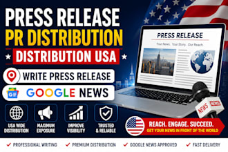 press release pr distribution distribution usa write press release google news