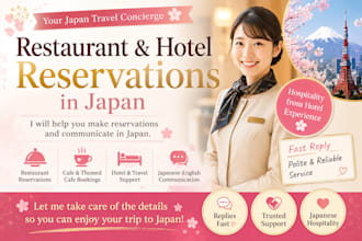 be your japan travel concierge and reservation assistant