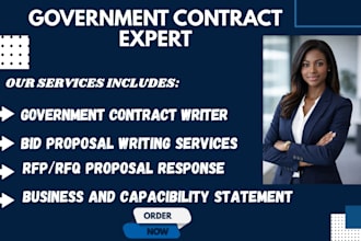 find rfp, write winning bid proposal, government contract, rfq response