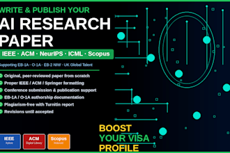 write and publish ieee, acm conference paper for eb1a eb2 niw visa success