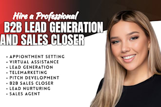 be b2b sales lead generation cold calling sales closing appointment setting