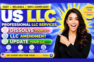 dissolve your llc, llc amendment, ein cancellation, llc creation, delaware llc