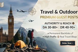 provide travel backlinks through outreach