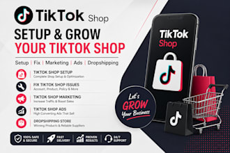 setup tik tok shop, tik tok affiliate, tiktok shop dropshipping