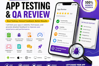 do professional app testing and QA review