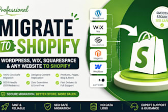 migrate wordpress website to shopify wix squarespace migration to shopify