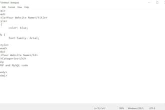 create a website for you