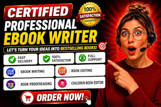 do ebook writer, book proofreading, children book editor, children book editor