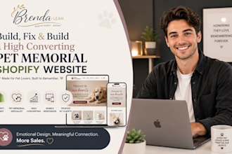 create a high converting pet memorial shopify website