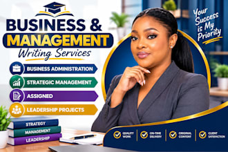 do business administration, strategic management, assigned, leadership projects