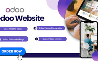 custom odoo website design odoo redesign odoo ecommerce odoo API integration
