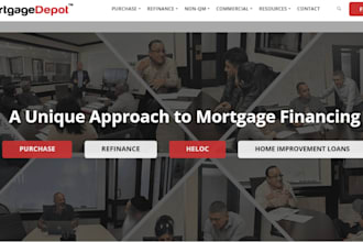 design wix refinance mortgage broker website crm seo wix lead funnel