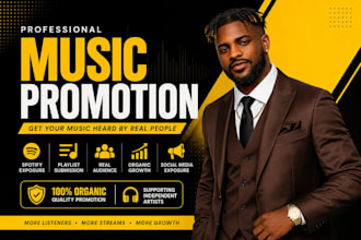 organically promote your music to real listeners and increase exposure