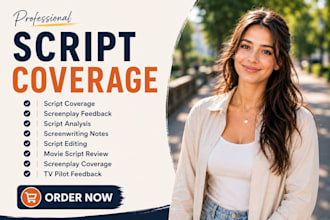 provide script coverage screenplay feedback screenwriting and script analysis