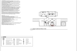 do full architectural permit set in ravit, autocad