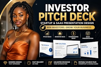 startup pitch deck investor deck saas fundraising presentation design