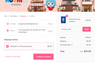 fix shopify checkout bug issue, shopify shipping, tax setup and technical SEO