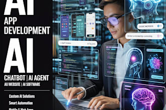 develop ai mobile app, ai chatbot, ai agent, ai website, ai software
