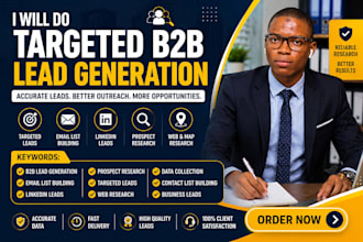 do targeted b2b lead generation linkedin leads prospect list email list building