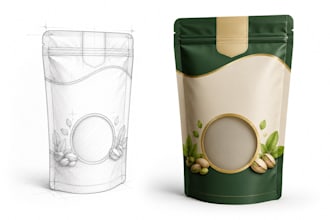 design creative luxury ecommerce and food packaging product design