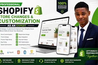 customize and redesign your shopify store professionally