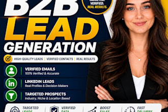 do b2b lead generation and build targeted emails lists