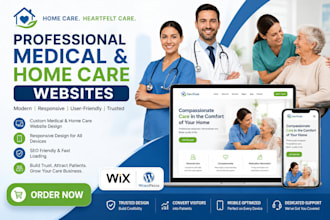 do home assistant and home care website design