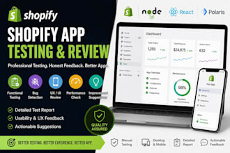 review your shopify app for UX bugs and user experience