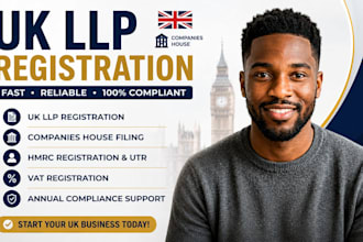 register UK llp company with companies house for non residents