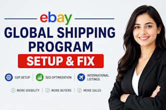ebay global shipping program fix setup international listings SEO optimize