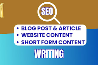 write seo blog post short form ai website content surfer article bulk blog posts