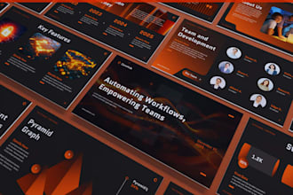 redesign saas startup pitch deck presentation powerpoint for funding investors