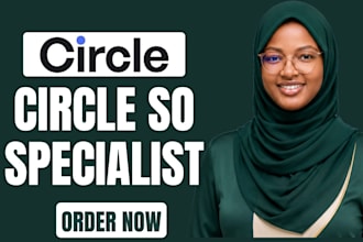 setup circle so community circle online course circle so community specialist