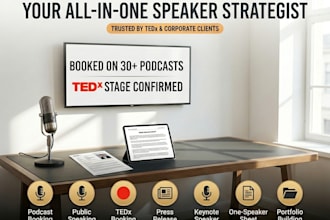 secure tedx and high visibility podcast guest spots