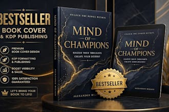 create a bestseller worthy book cover for indie authors