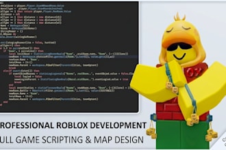 design and script a professional roblox tycoon or obby game