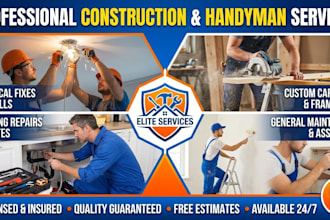design hvac renovation construction handyman websites