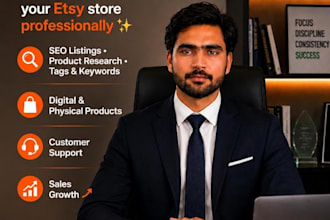 setup your esty shop and completely manage your esty shop