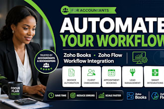 setup zoho books zoho flow landing page zoho workflow integration for accoutants