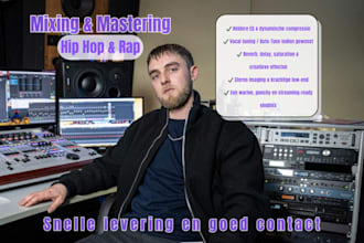mix and master your hip hop or rap track
