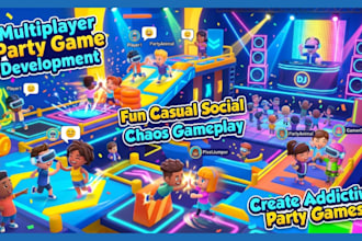 develop party game with multiplayer casual social play chaos game development