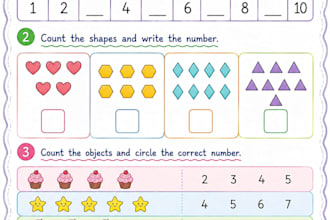create printable kids worksheets and activity pages
