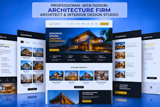 wordpress architecture firm website architect interior design studio website