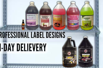 create a professional label for your cleaning products