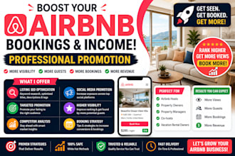do airbnb promotion airbnb marketing home listing hotel bookings