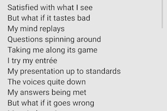 write original creative fiction, poetry or narrative content