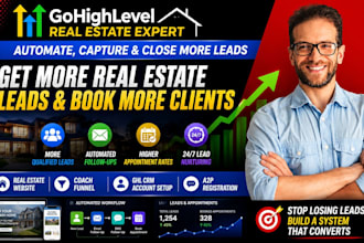 gohighlevel crm account setup ghl real estate website ghl coach funnel