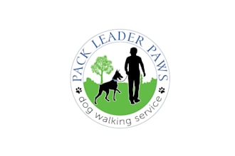 design greatest pack leader paws logo for you