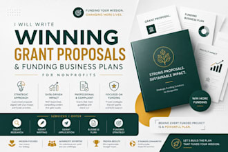 write winning grant proposals and funding business plans for nonprofits