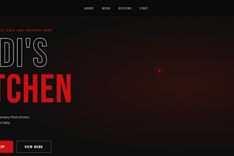 design a professional modern website for your small business